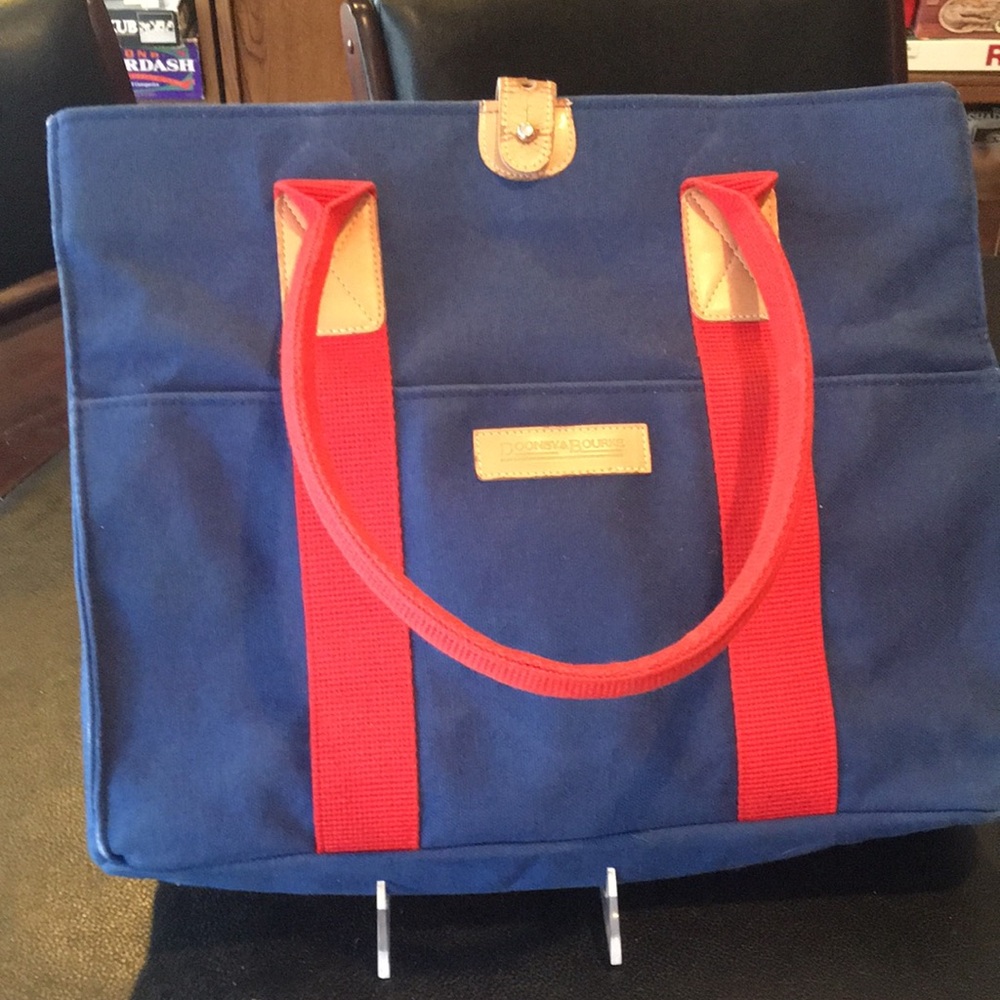 SOLD Vintage Dooney & Bourke Made in Italy Canvas Tote